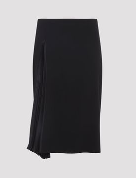 Jil Sander Wool Midi Skirt