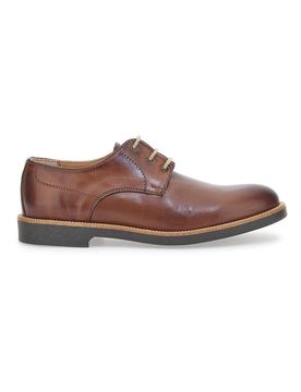 Stringate in Vera Pelle 5208 Legno 42