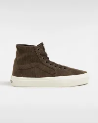 Unisex Sk8-Hi Tapered Sneakers - Dark Brown Leather - Size Uk 12