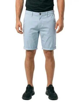 Pantaloni Corti Chino St Bowie Solid Regular Celestial Blue S - Jack & jones - FashionsVida
