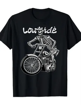 Skeleton Motorcycle Graphic Vintage Chopper Bike Design -100% cotton summer O-neck short sleeve casual printed men's T-shirt - Aliexpress - FashionsVida