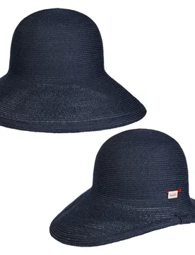 Hemp Hat with UV Protection by - navy - Damen - Size: One Size - bedacht - FashionsVida