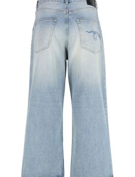 R13 D'Arcy Loose Wide-leg Jeans