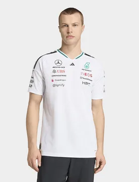 Mens Maglia Mercedes-amg Petronas Formula 1 Team Driver Authentic - Bianco, bianco bianco Uomo taglia XL - Adidas - FashionsVida