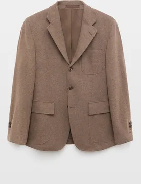Chaqueta de hombre sport punto melange sport fit slim - Emidio Tucci - FashionsVida