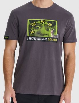Maglietta Shrek - grigio scuro