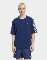 Mens T-shirt Adicolor 3-stripes Oversized - Blu, blu blu Uomo taglia S