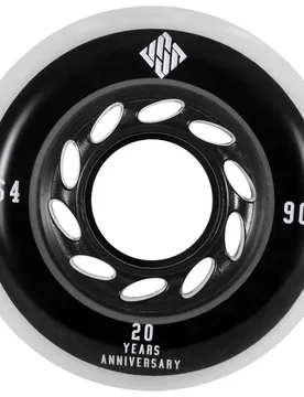 Roue Team 4 Units Black / White 64 mm / 90A unisex - Usd Skates - FashionsVida