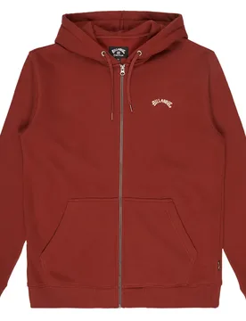 Sweat-shirt à Zip Arch Fired Red S Homme - Billabong - FashionsVida