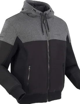 Giubbotto Moto HOODIZ VENTED Nero Antracite taglia L - Bering - FashionsVida