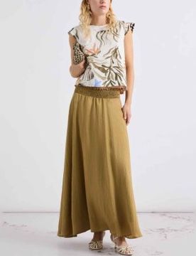 Para mujer. 2613101032200 Falda acampanada Mllorario (36), Casual, Modal