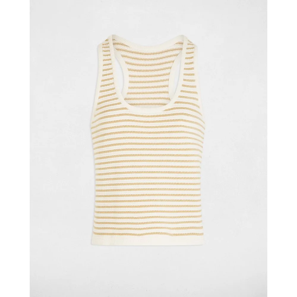 Top de mujer punto con rayas - Morgan - FashionsVida
