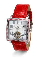 Womens Yonger: Watch - Red - One Size