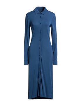 Vestido midi Mujer Azul francés 1 Mujer
