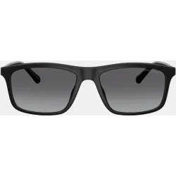 Gafas de sol EA4257U de hombre rectangular en inyectado con lente degradada