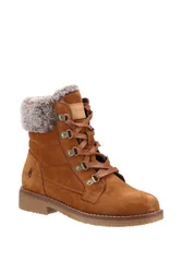 Florence' Leather Mid Boots - Tan - Size: 5