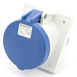 Outlet Socket Mounted Panel 63a 230v One Size unisex