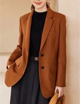 Allingentle Business Women's suit Blazer Elegant 2-Button Jacket for Daily Casual Outfit Customized - Aliexpress - FashionsVida