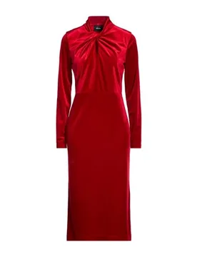 Midi-Kleid Damen Rot L,M,S,XL Damen - Dixie - FashionsVida