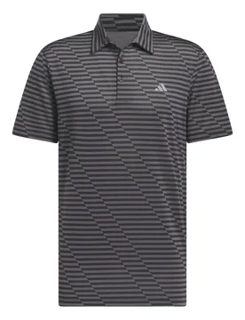 Adidas Polo Mesh Print, schwarz xs - Adidas - FashionsVida