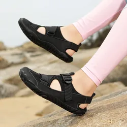 Zapatos de agua para mujer para exteriores, caja de dedos ancha, sandalias de agua de secado rápido, zapatos de agua de verano para piscina, playa, s