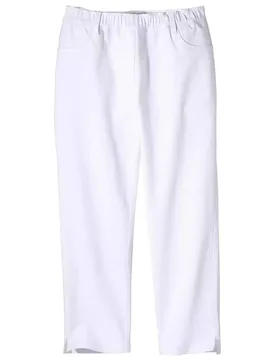 Women's Stretch Cropped Trousers in White Size: 12 - White - Size: 12 - Atlas For Women - FashionsVida