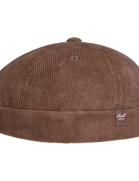 Corduroy Docker Hat by - light brown - Size: One Size - Reell - FashionsVida