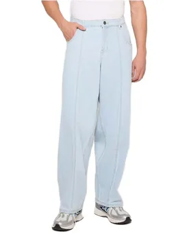 Jean Rwjs025 Baggy Fit Light Blue Washed 33 Homme