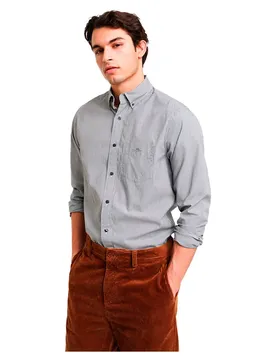 Chemise à Manches Longues Reg Banker Black 2XL