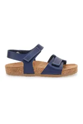 Sandali Blu Con Strappi In Velcro 257081 33