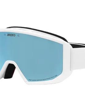 Masque De Ski Vulcano Sharp Lite White Sky Blue Blue Mirror/CAT3 Homme