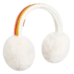 Crochet Band Ear Warmers by - cream white - Damen - Size: One Size