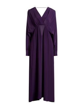 Midi-Kleid Damen Dunkelviolett 36 Damen
