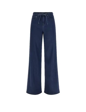 Jeans Wide Leg BLOSSOM bleu marine 28 - Guess - FashionsVida