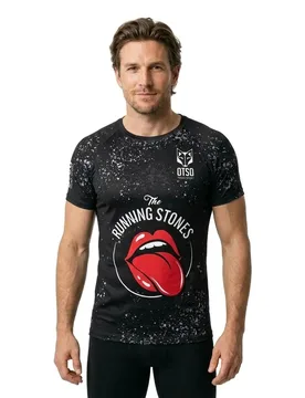 Maglietta A Maniche Corte Stones Multicolor L - OTSO - FashionsVida