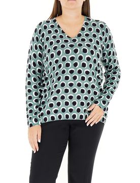 Maglia scollo V SALVIA M