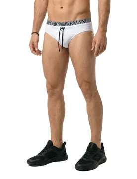 Costume Da Bagno A Slip Em000582_af2032 White 2XL - Emporio armani - FashionsVida