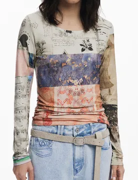 Damen T-SHIRT Beige 25WWTK33_BE9019