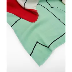 Chal de algodón orgánico con logo