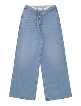 Jeans Donna W Roll Up Jeans Light Denim