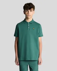 Kids' Cotton Polo Shirt in Green