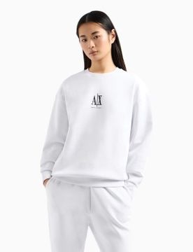 Para mujer. XW000821AF10818U0002 Sudadera Crewneck (L), Casual, Deportivo, Algodón, Multideporte