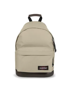 Sac à Dos Étudiant Vintage Wyoming 24L Base Renforcée en Cuir, Résistant Beach Beige beach beige Moyen unisex - Eastpak - FashionsVida