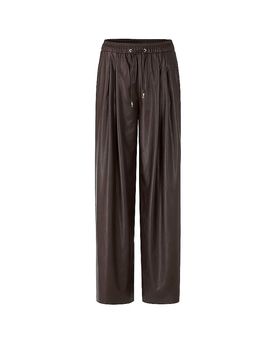 CAIN Hose in Lederoptik braun 40 damen