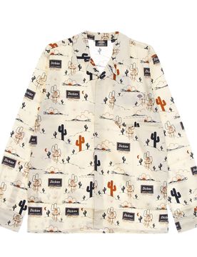 Camicia Manica Lunga Uomo Bettles Aop L/s Shirt Ecru