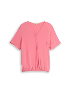 Blouse v-neck shape female