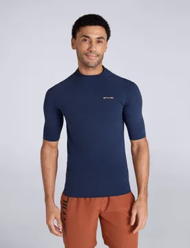 Kai Mens Rash Vest - Blue - Blue - Size: XXL - Animal - FashionsVida