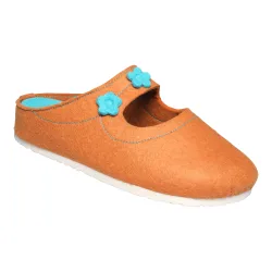 Hausschuh "Jutta" 39 orange