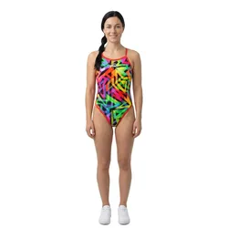 Geoflu Swimsuit Yellow 5XL Women