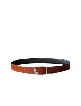 Ceinture Lv04d7057g Black / Ck Cognac / Pewter 105 cm - Calvin Klein - FashionsVida
